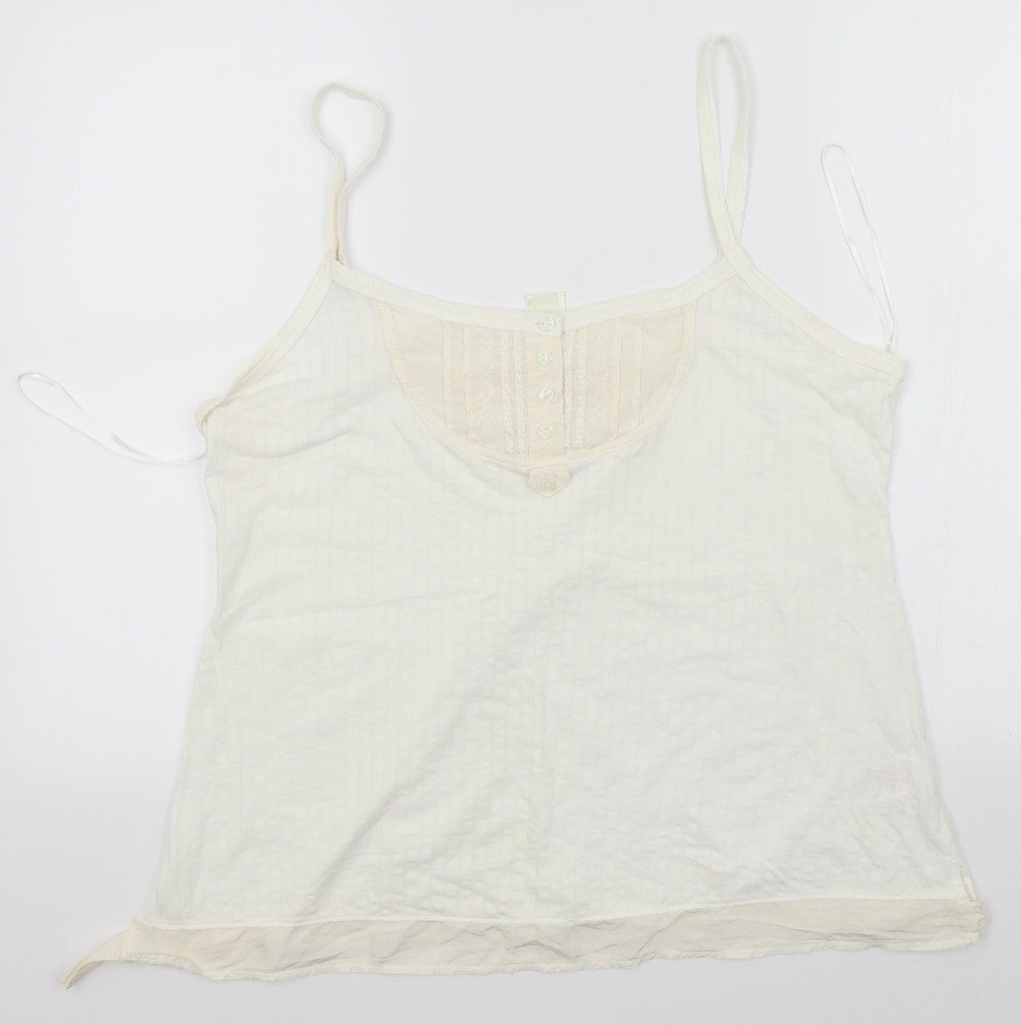 NEXT Womens White   Basic Tank Size 20
