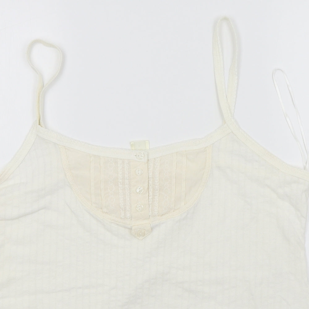 NEXT Womens White   Basic Tank Size 20