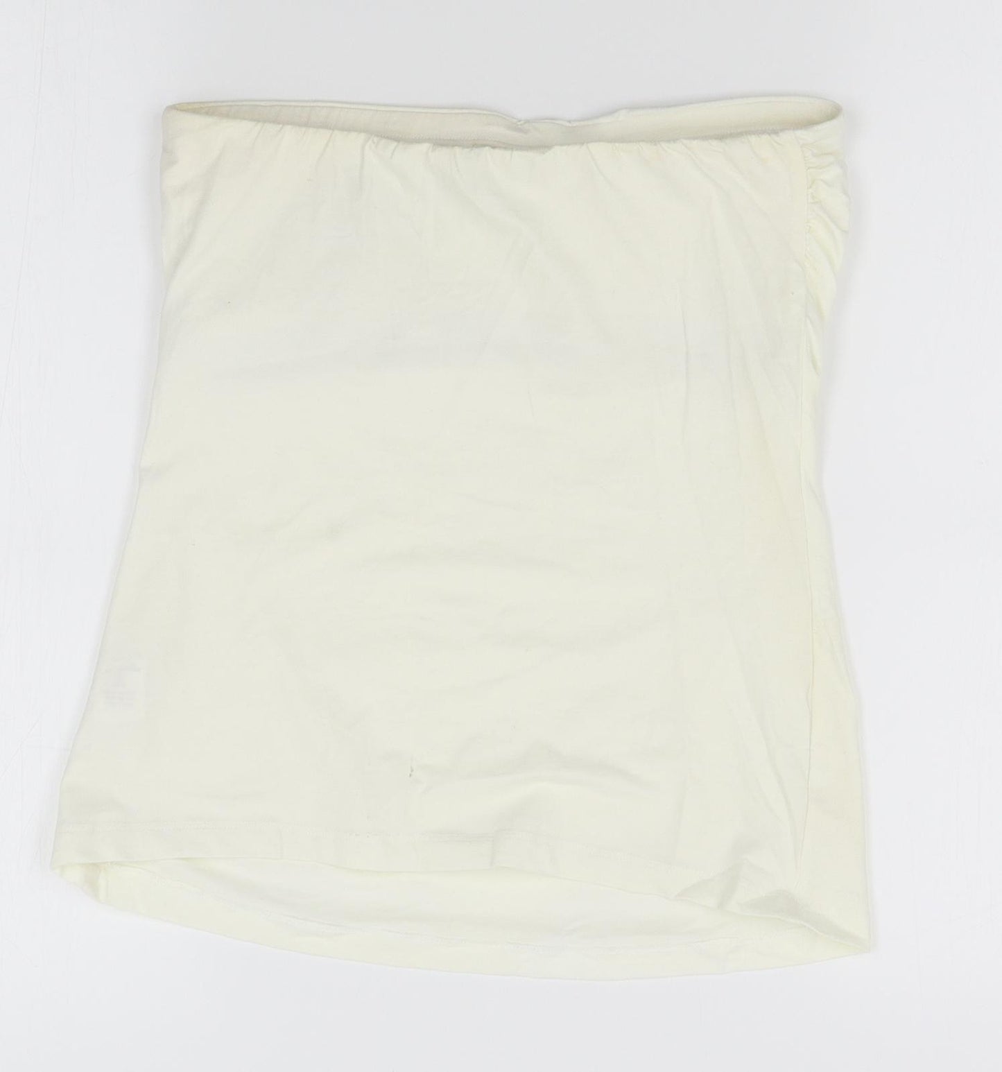 F&F Womens White   Basic T-Shirt Size 12  - elastic chest