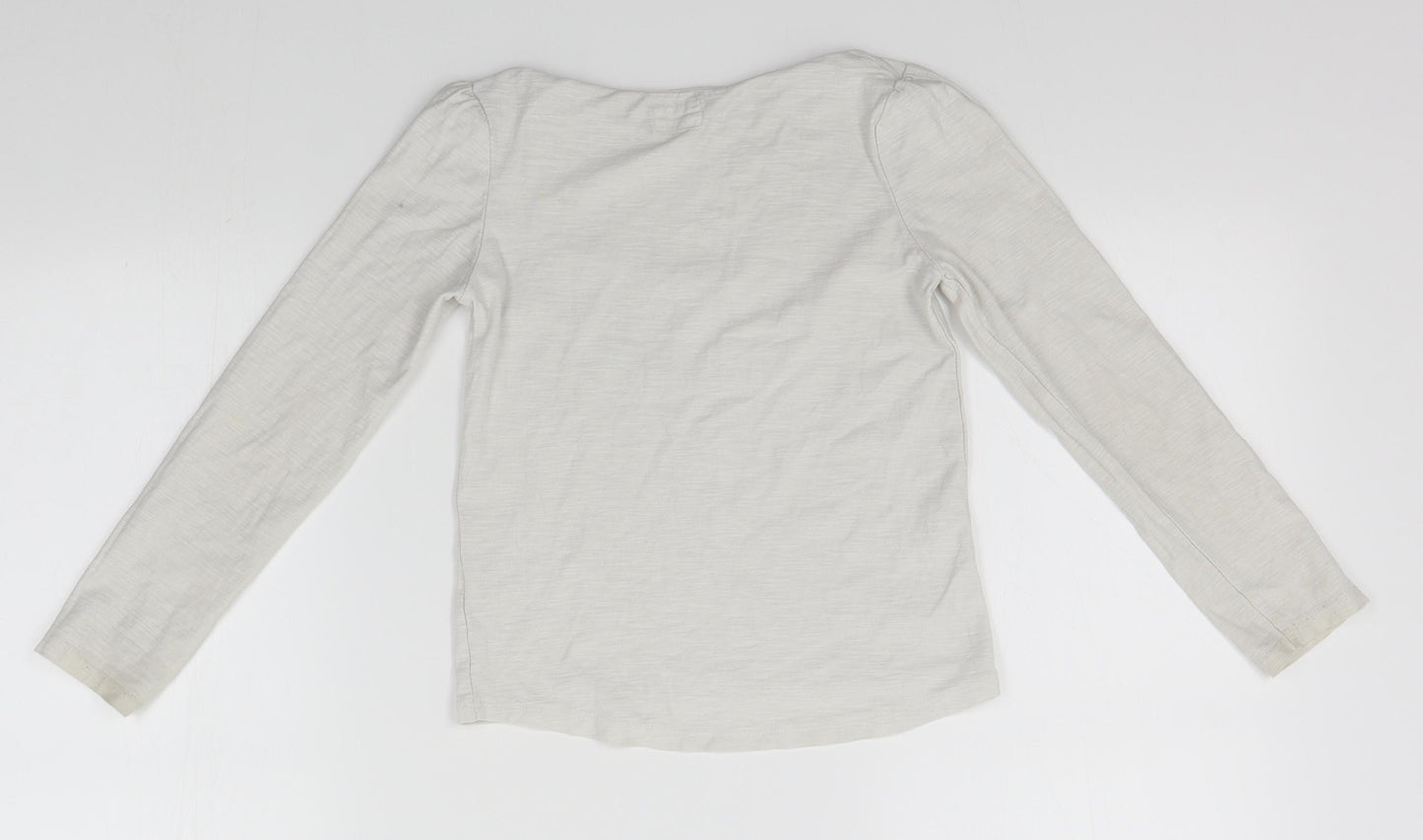 TU Girls Grey   Basic T-Shirt Size 8 Years