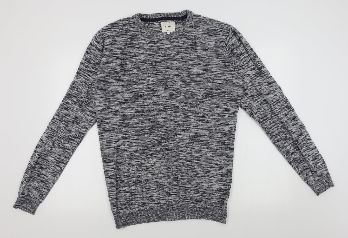 redefined rebel Mens Grey   Pullover Jumper Size XL