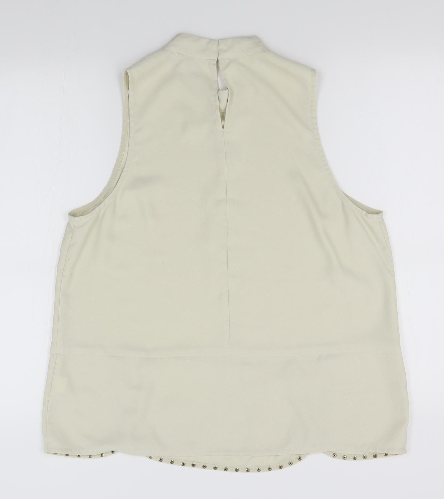 River Island Womens Beige   Basic T-Shirt Size 16