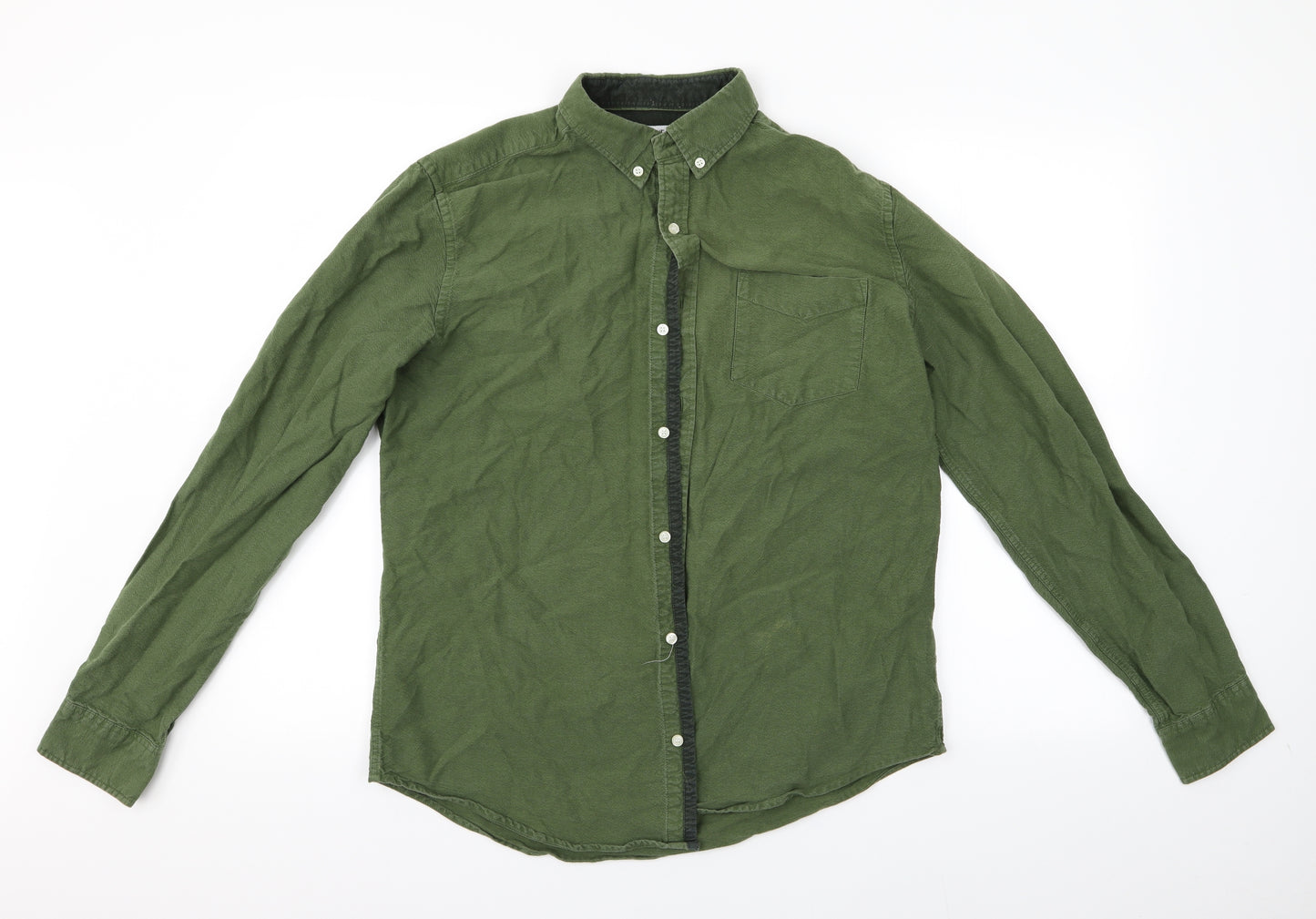 NEXT Mens Green    Button-Up Size L