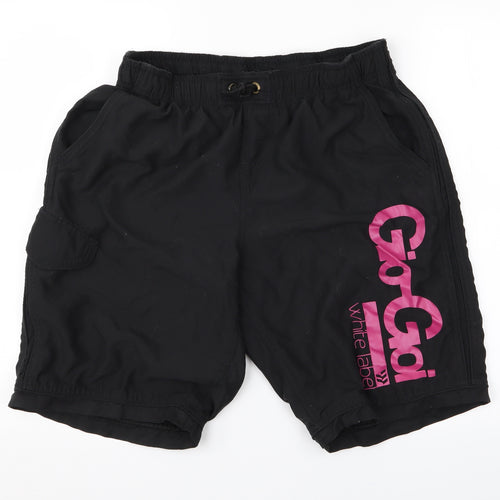 Gio-Goi Womens Black   Athletic Shorts Size L
