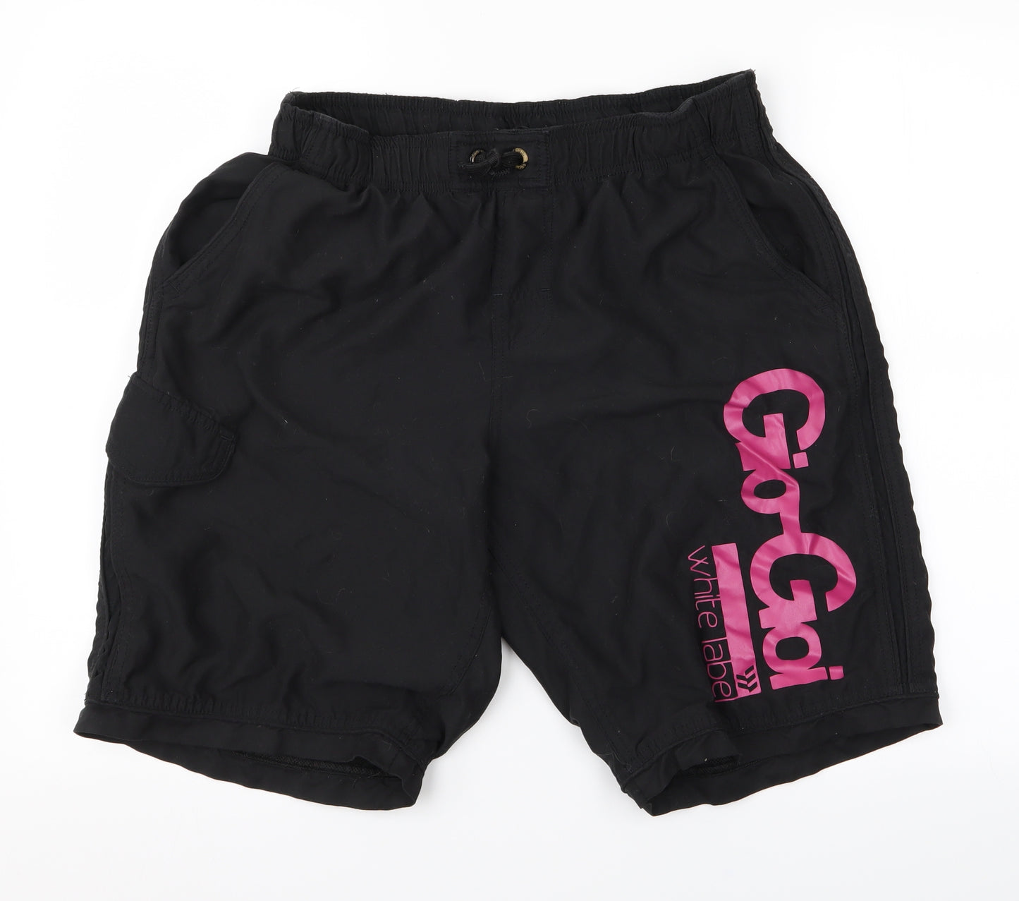 Gio-Goi Womens Black   Athletic Shorts Size L