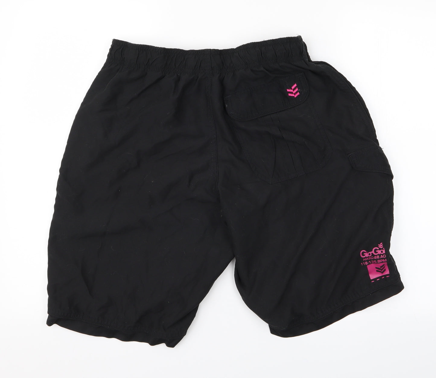 Gio-Goi Womens Black   Athletic Shorts Size L