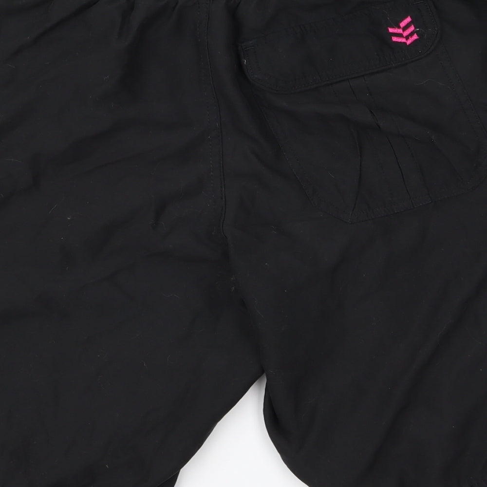 Gio-Goi Womens Black   Athletic Shorts Size L