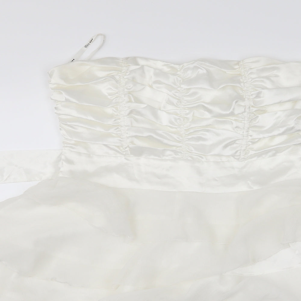 TFNC Womens White   Slip Dress  Size 2  - Wedding