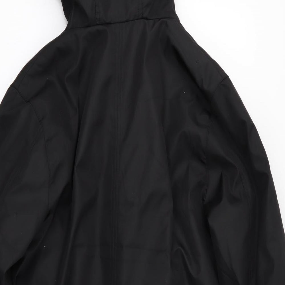 DASH Womens Black   Overcoat Coat Size 20