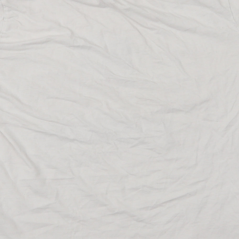 New Look Womens White   Top Pyjama Top Size M  - Christmas