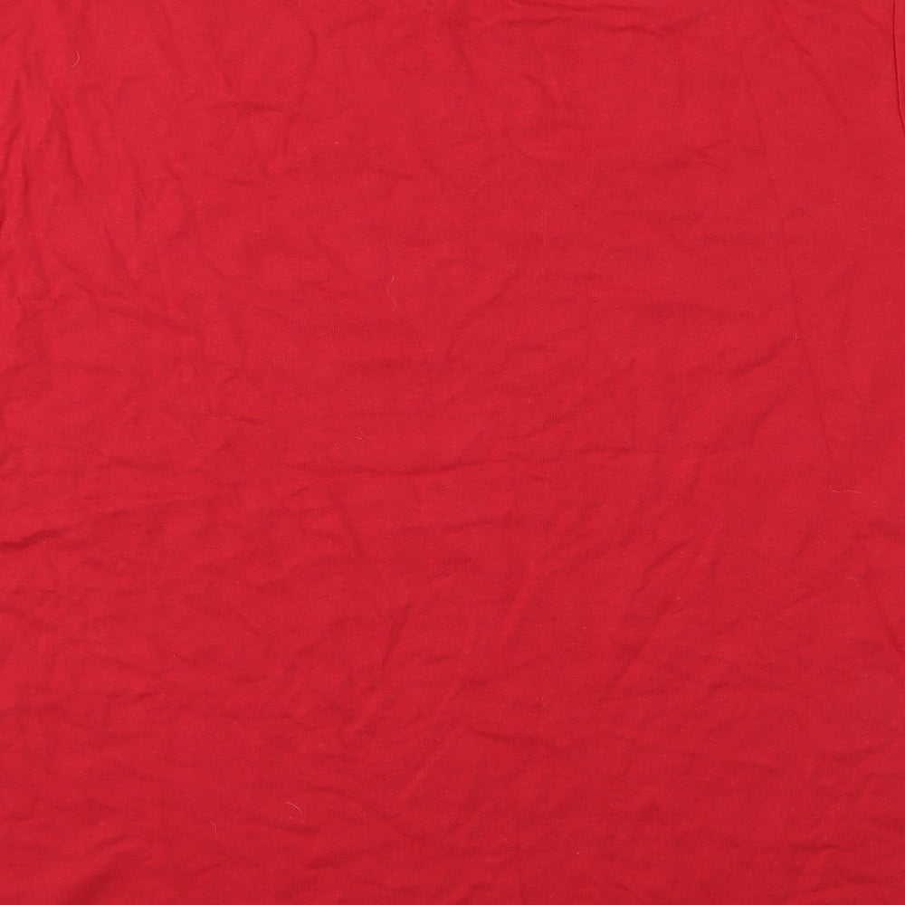 Cedar Wood State Mens Red    T-Shirt Size M  - England