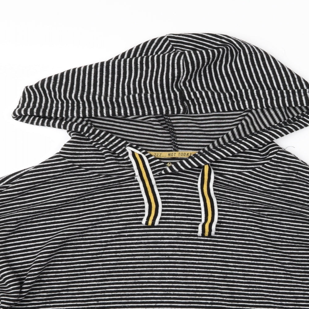 Love Lounge Womens Multicoloured Striped  Pullover Hoodie Size XS