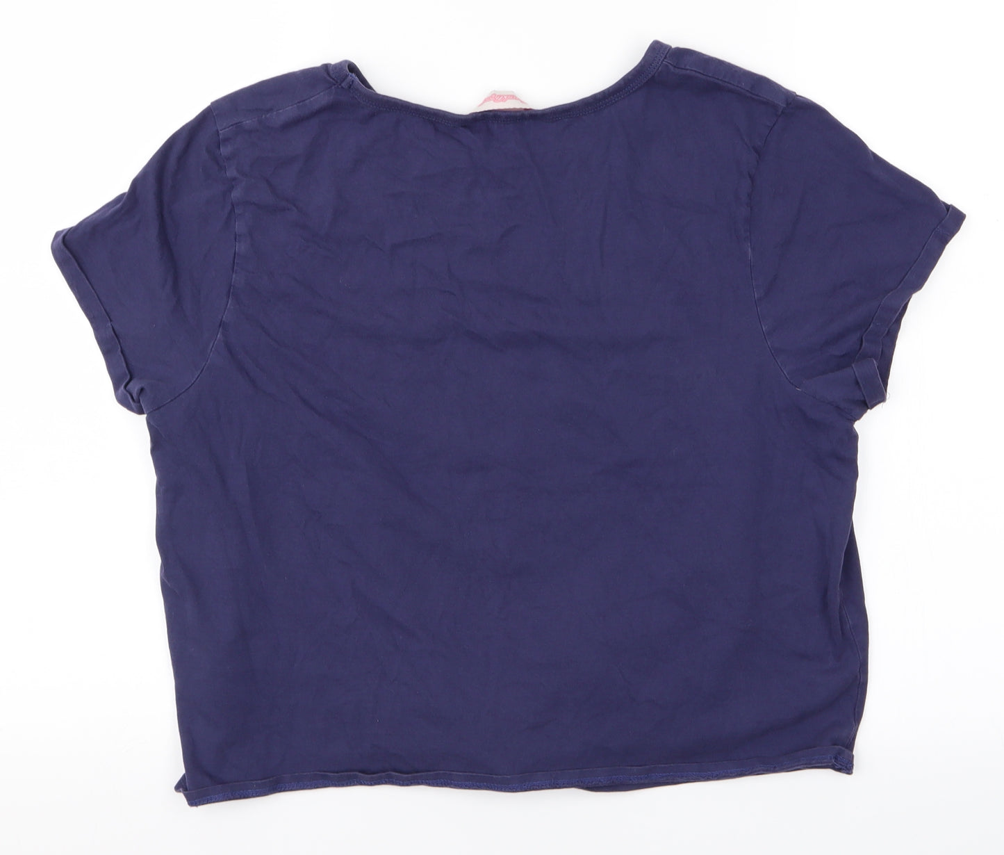 Preworn Womens Purple   Basic T-Shirt Size 16