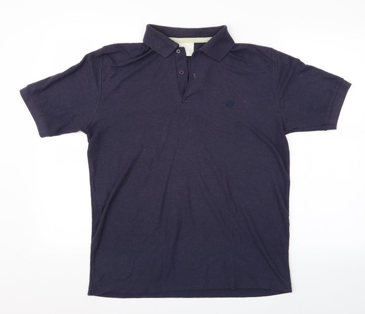 BHS Mens Blue Polo Size 38