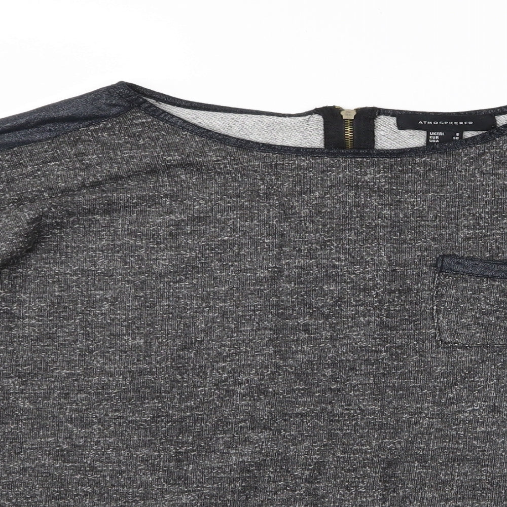 Atmosphere Womens Grey   Pullover Jumper Size 8