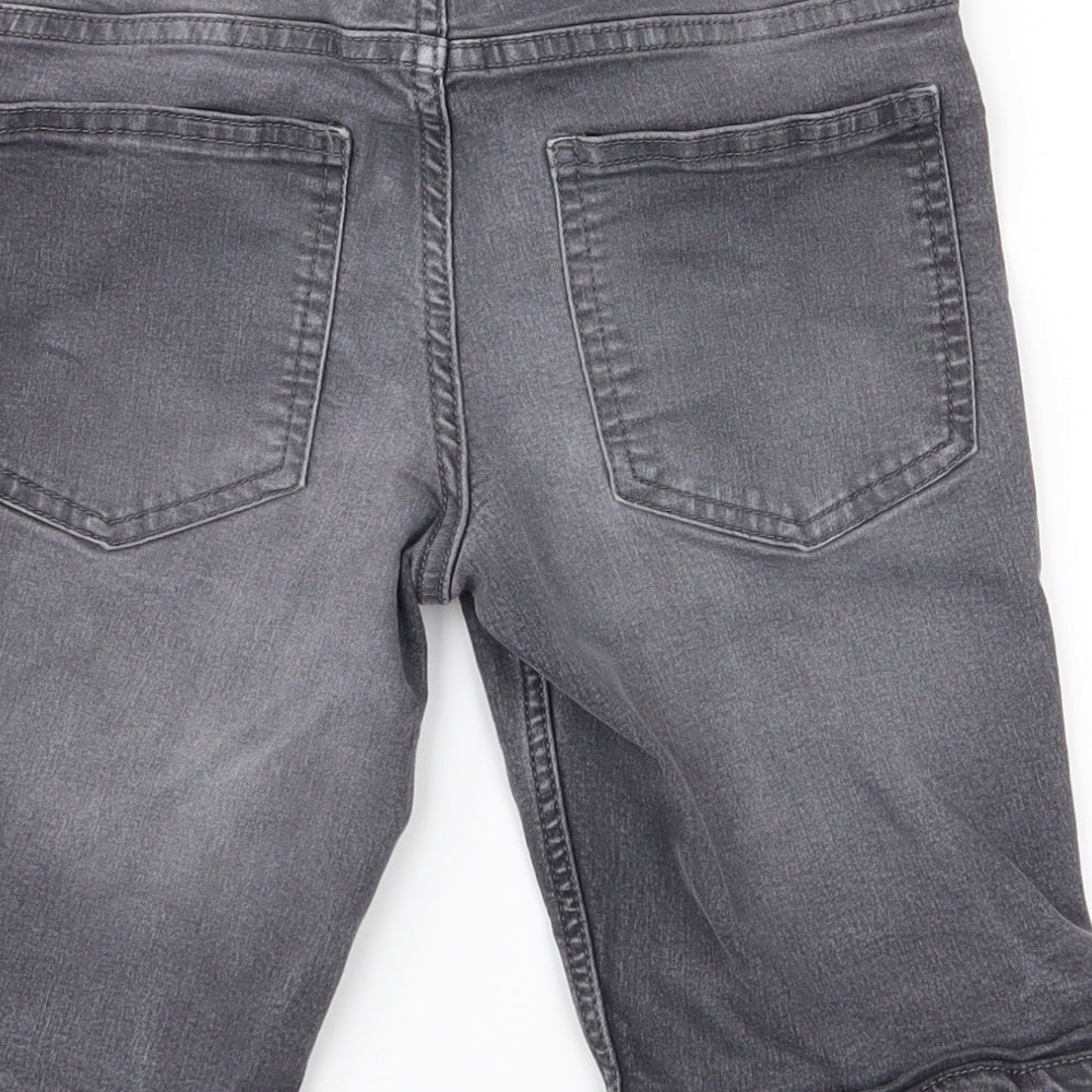 NEXT Boys Grey   Cropped Jeans Size 11 Years - Jean Shorts