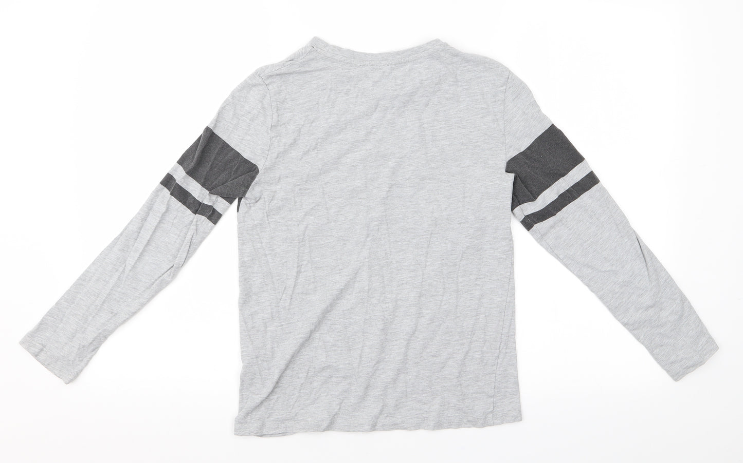 H&M Boys Grey   Basic T-Shirt Size 10-11 Years
