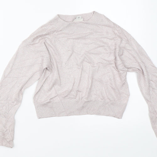River Island Girls Purple   Pullover Jumper Size 7-8 Years