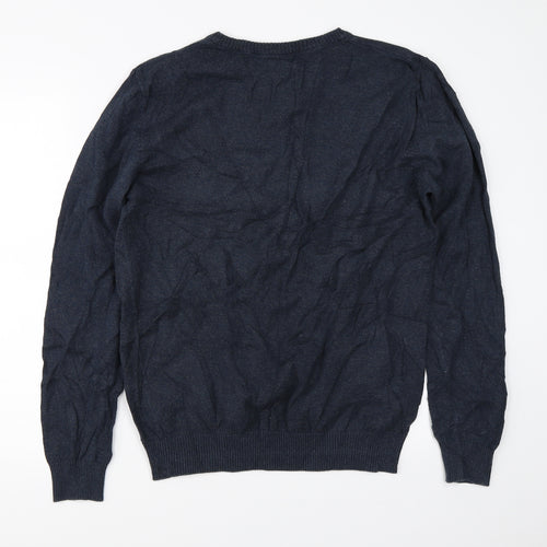 Cedar Wood State Mens Blue   Pullover Jumper Size M
