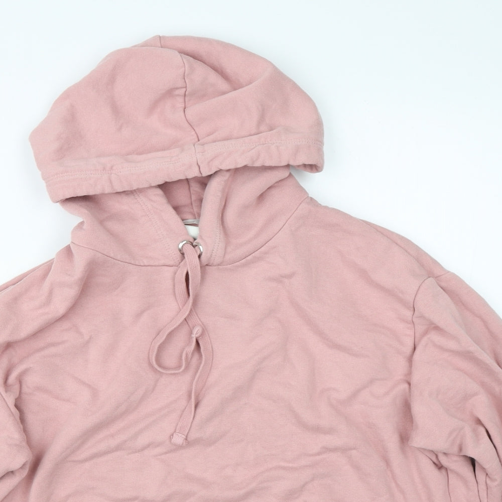 F&M Womens Pink   Pullover Hoodie Size M