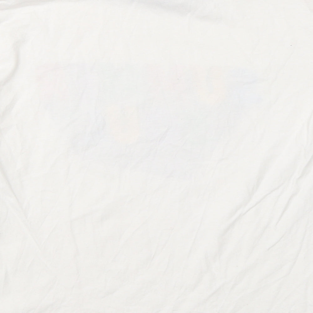 Zara Womens White   Basic T-Shirt Size S  - summer soul