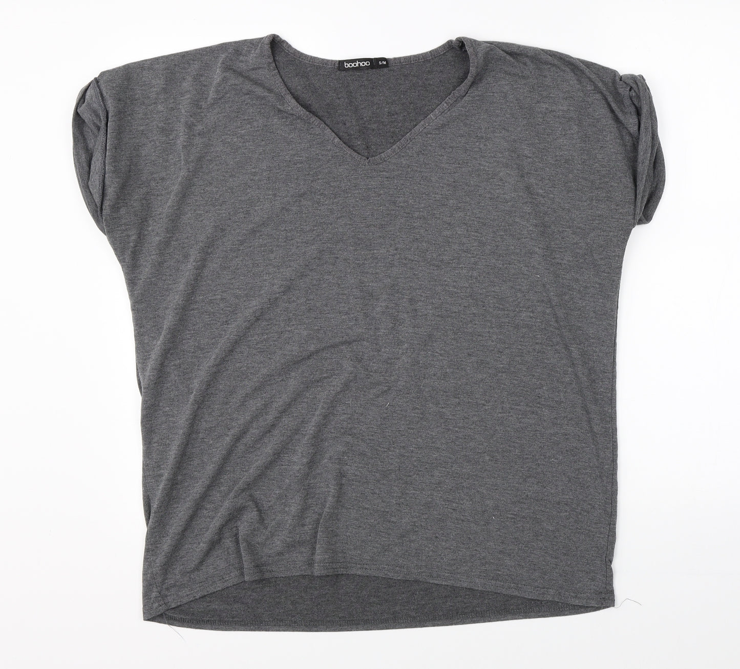 Boohoo Womens Grey   Basic T-Shirt Size M