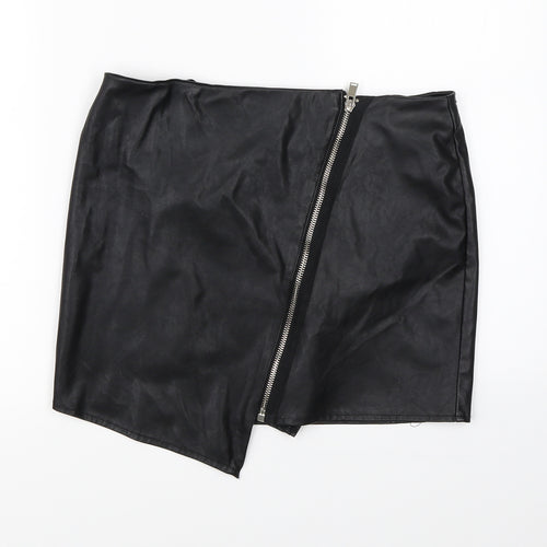 Parisian Womens Black   A-Line Skirt Size 12