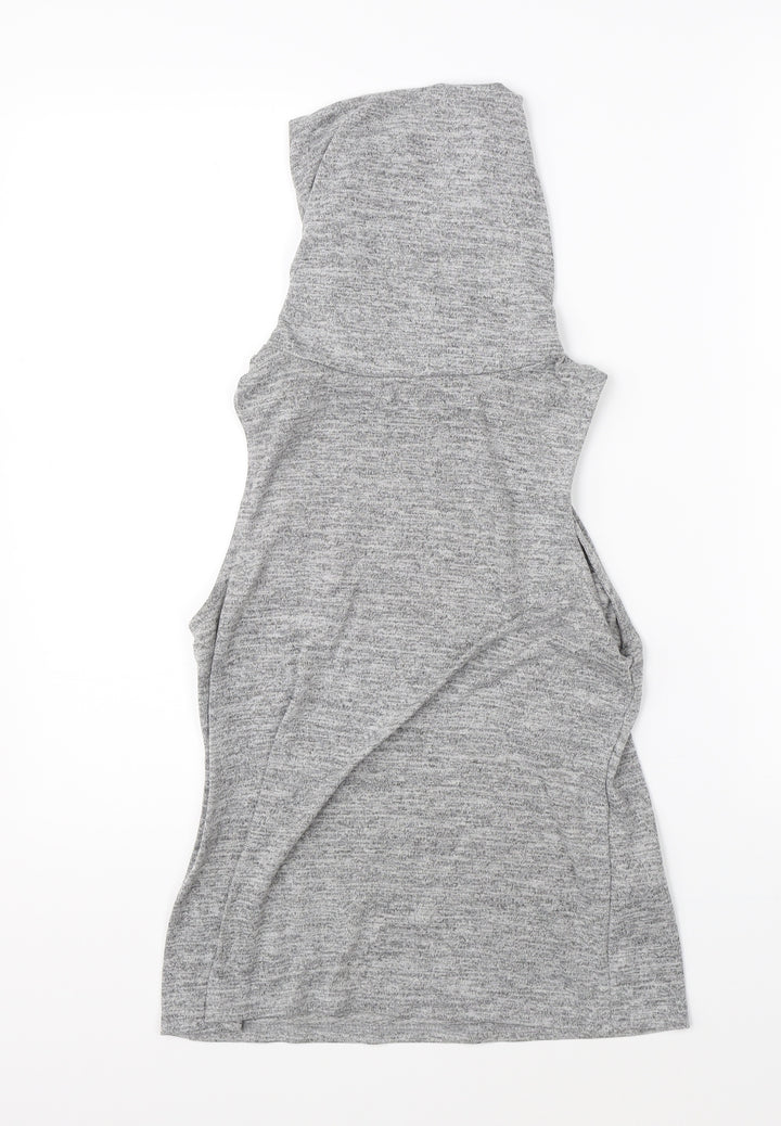 New Look Womens Grey   Basic Blouse Size 12