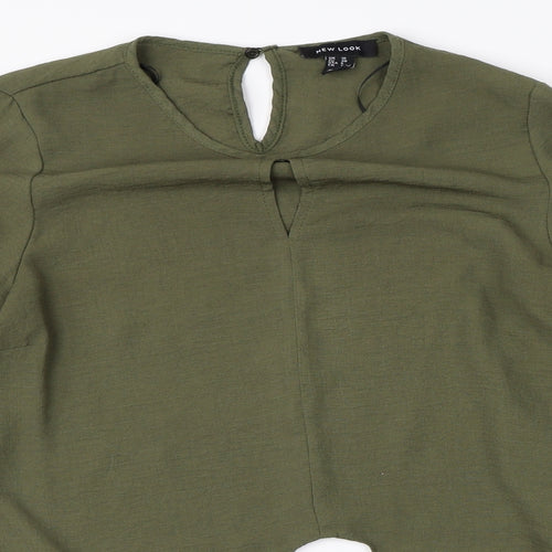 New Look Womens Green   Basic Blouse Size 10