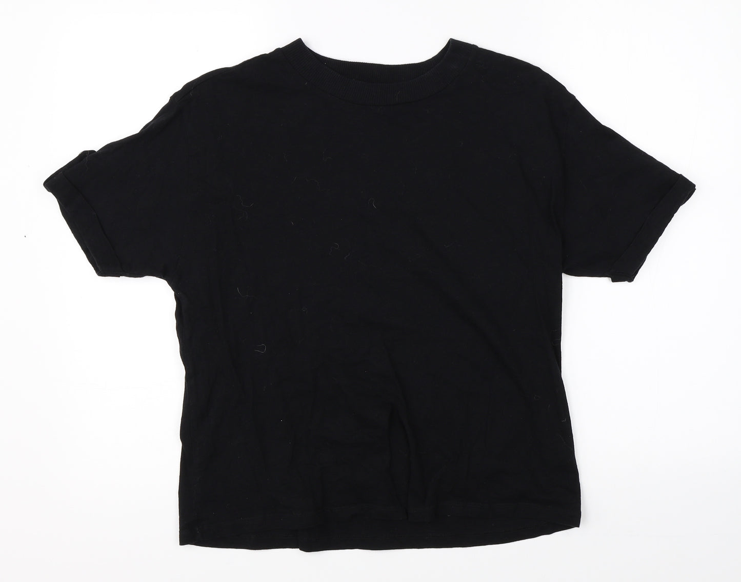 River Island Womens Black   Basic T-Shirt Size 10