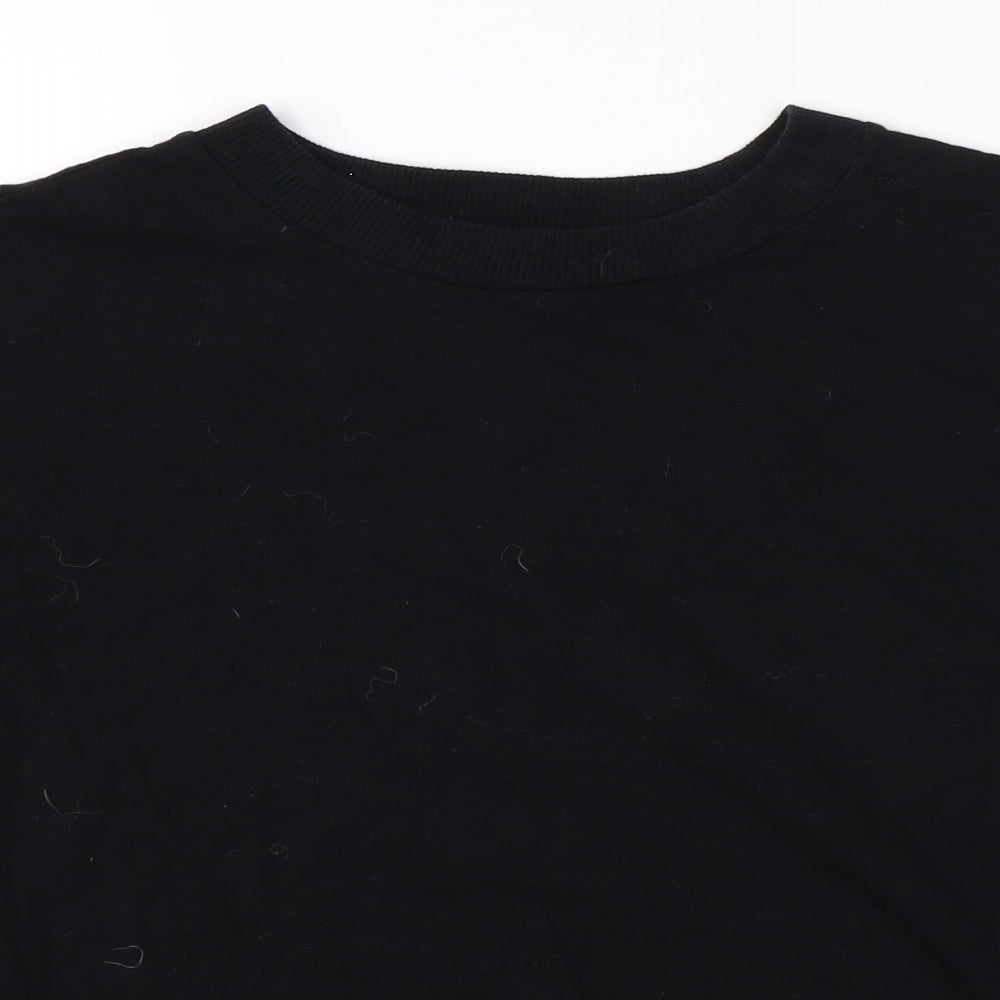 River Island Womens Black   Basic T-Shirt Size 10