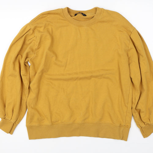 F&F Womens Yellow   Pullover Jumper Size 12