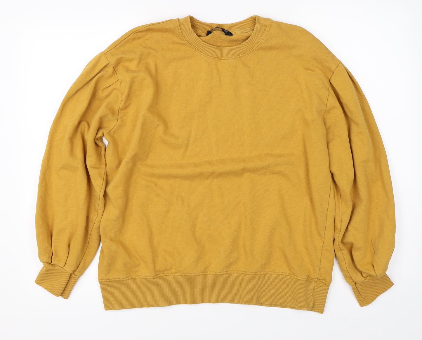 F&F Womens Yellow   Pullover Jumper Size 12
