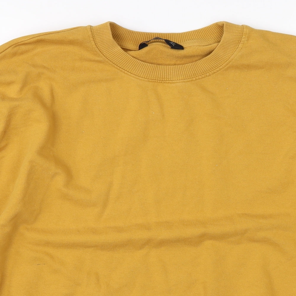 F&F Womens Yellow   Pullover Jumper Size 12