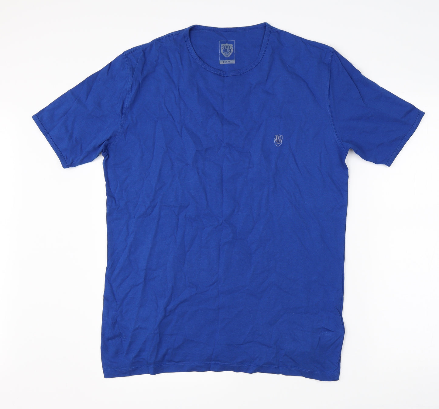 883 Police Mens Blue    T-Shirt Size XL