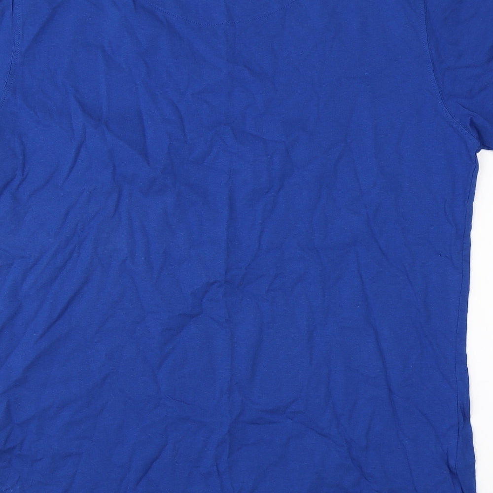883 Police Mens Blue    T-Shirt Size XL