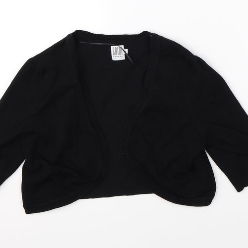 Saint Tropez Womens Black   Cardigan Jumper Size S