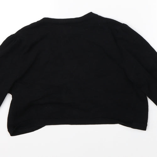 Saint Tropez Womens Black   Cardigan Jumper Size S