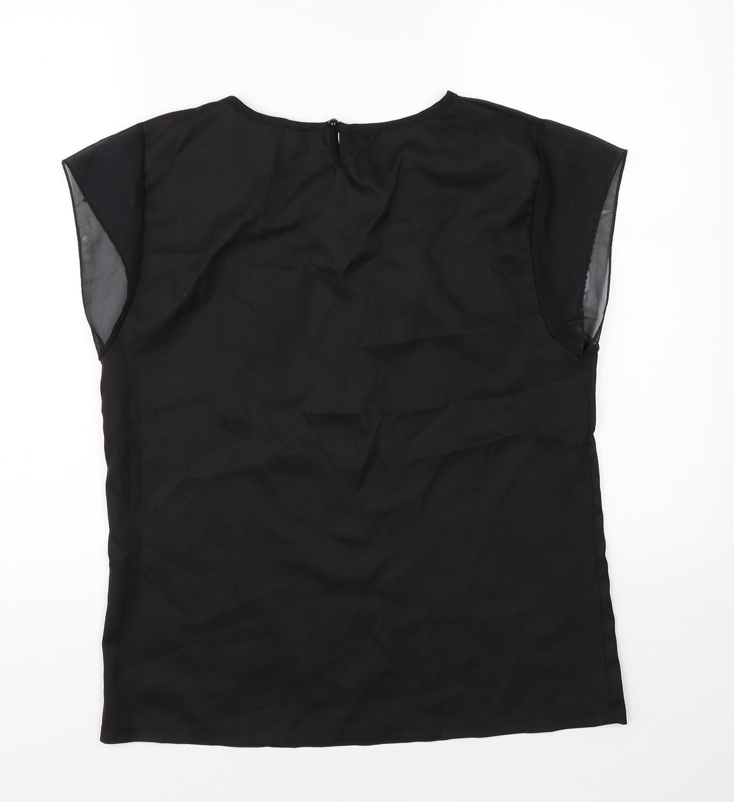 Preworn Womens Black   Basic Blouse Size M