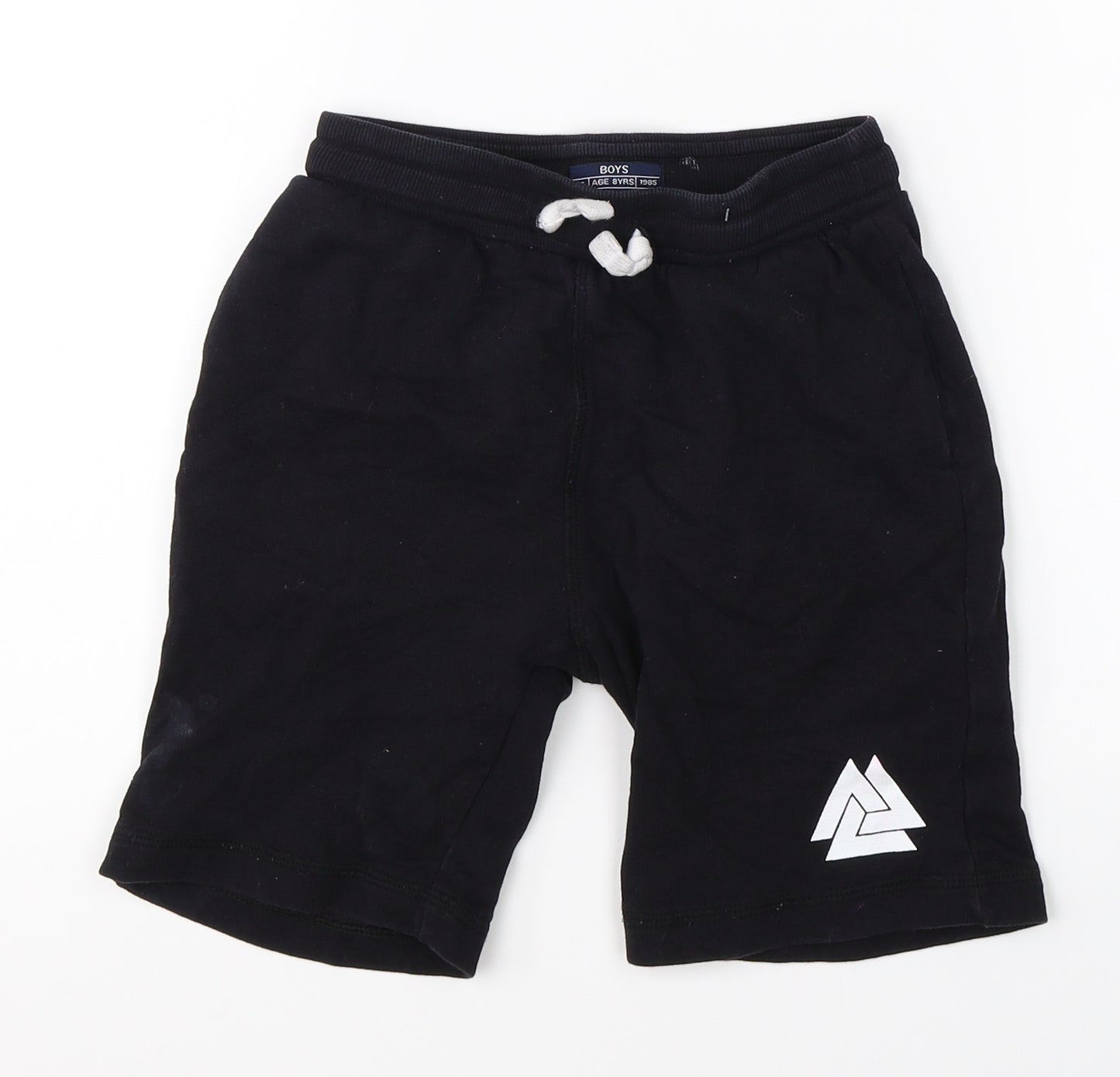 Boys Boys Black   Sweat Shorts Size 8 Years