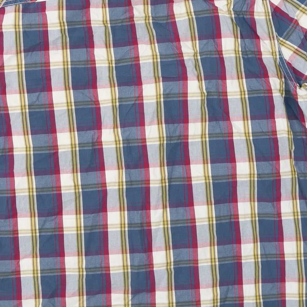 George Mens Multicoloured Check   Button-Up Size XL