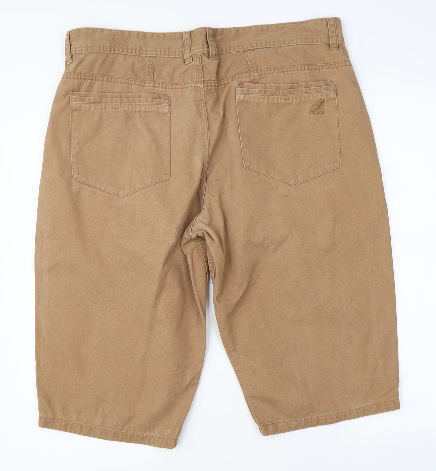 Kangol Mens Brown   Chino Shorts Size XL