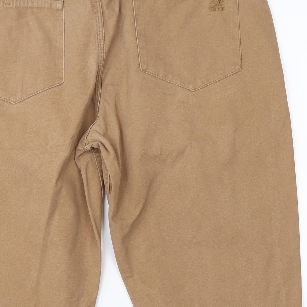 Kangol Mens Brown   Chino Shorts Size XL