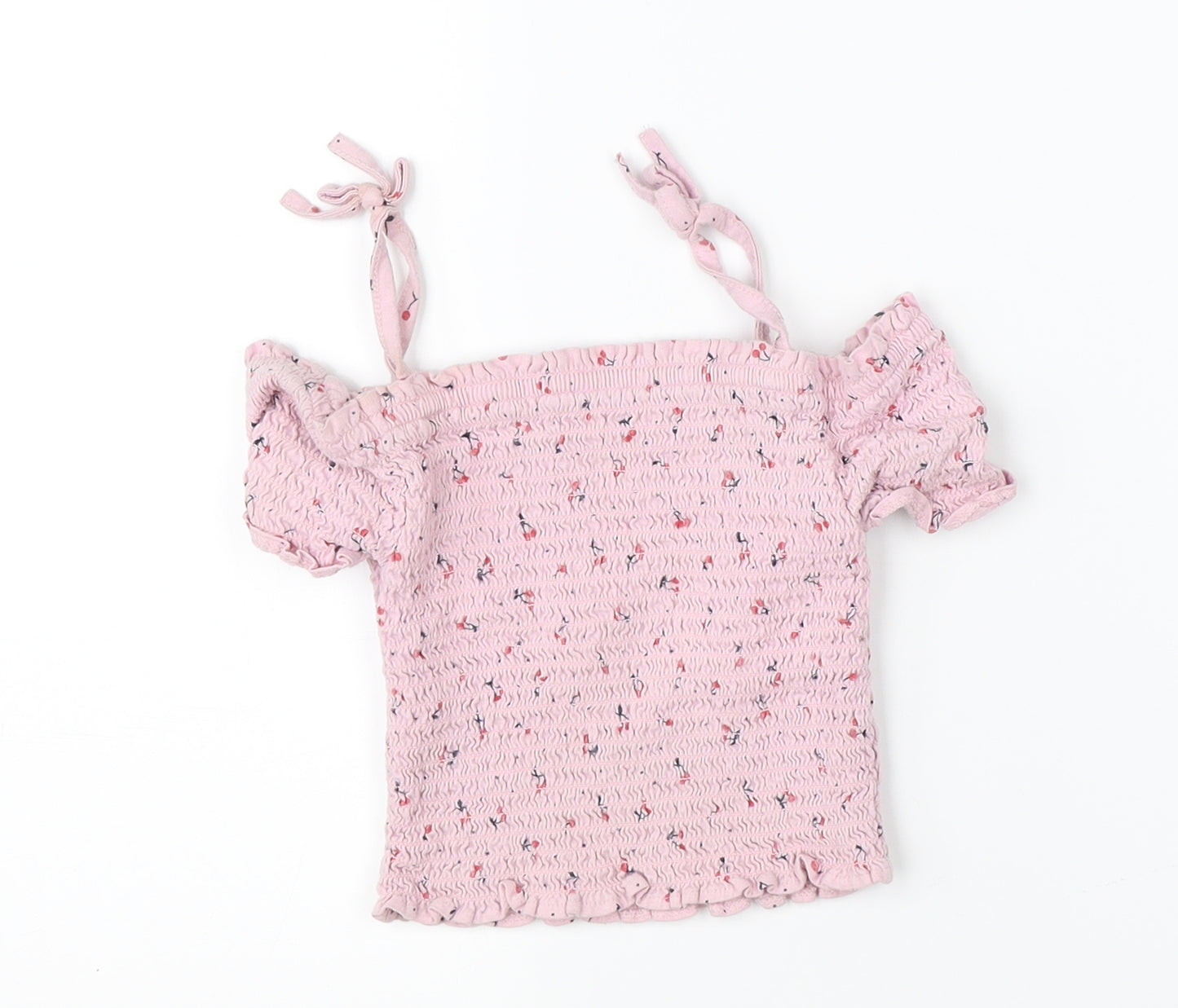 George Girls Pink   Basic Blouse Size 5-6 Years