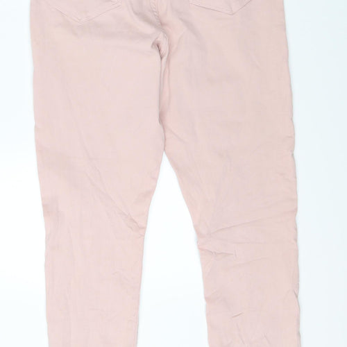 & Denim Womens Pink  Denim Jegging Jeans Size 36 L32 in