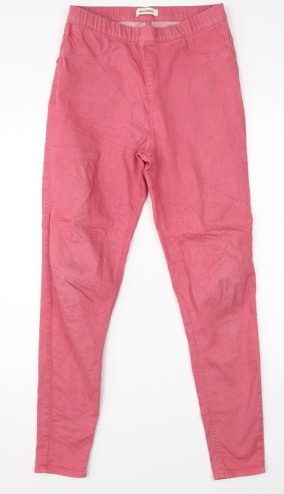 Marks & Spencer Womens Pink  Denim Jegging Jeans Size 10 L28 in