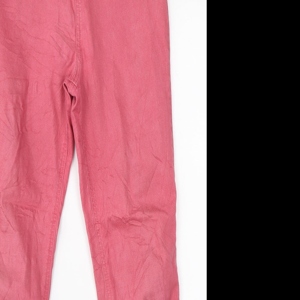 Marks & Spencer Womens Pink  Denim Jegging Jeans Size 10 L28 in