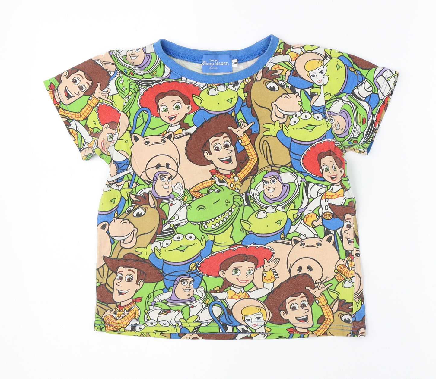 Disney Boys Multicoloured   Basic T-Shirt Size 5 Years  - toy story disney