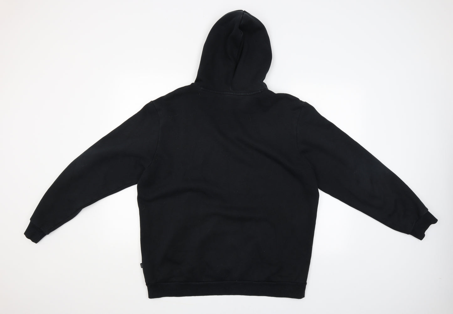 PUMA Mens Black   Pullover Hoodie Size L