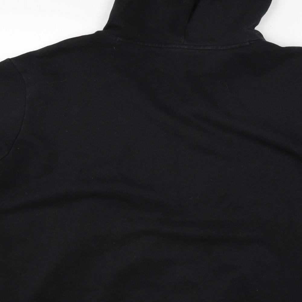 PUMA Mens Black   Pullover Hoodie Size L